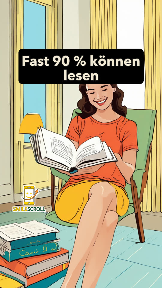 Fast 90 % können lesen